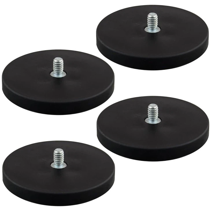 Nam châm nồi chống rung đế từ được phủ cao su để cố định an toàn HITECH MAGNETICS​